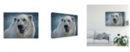 Trademark Global Patrick Lamontagne Polar Bear Totem Canvas Art - 20" x 25"